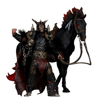 Bloodaxe with Horse (Spawn: The Dark Ages) 7-Inch Action Figure 2 pack with McFarlane Toys Digital Collectible