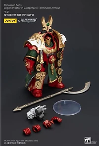 Warhammer Thousand Sons Legion Praetor in Cataphractii Terminator Armour 