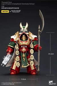 Warhammer Thousand Sons Legion Praetor in Cataphractii Terminator Armour 