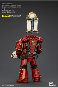 Warhammer The Horus Heresy Action Figure 1/18 Thousand Sons Legion MK IV Tactical Squad Legionary With Legion Vexilla
