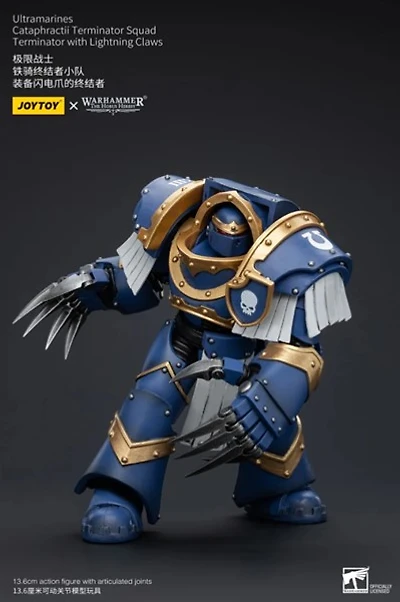 Warhammer Ultramarines Cataphractii Terminator Squad with Lightning Claws 