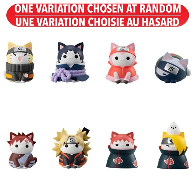 Mega Cat Project Naruto Shippuden! Nyaruto! Decisive Battle! Akatsuki Battle Rush Edition Figure  – One Variation Chosen at Random