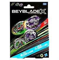 Beyblade X Yell Kong 3-60GB and Helm Knight 5-80T Top Dual Pack Set 