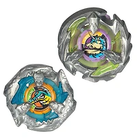 Beyblade X Bite Croc 3-60LF and Sting Unicorn 4-60P Top Dual Pack Set 