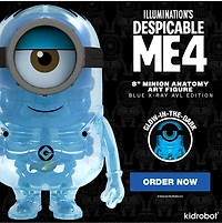 Despicable Me 4 - Minion Anatomy 8" Art Figure - GID X-ray AVL Edition 