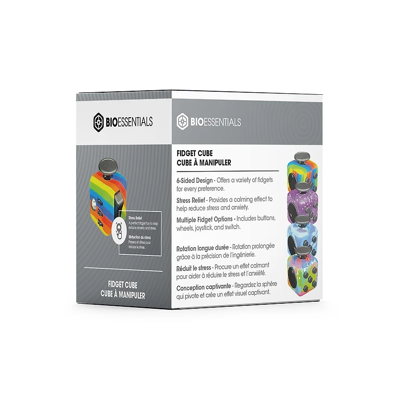 Biogenik Colorful Fidget Cube – One Variation Chosen at Random