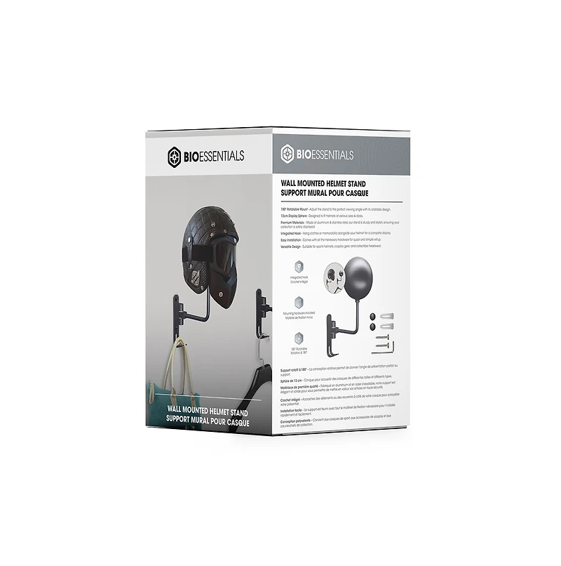 Biogenik Wall Mounted Helmet Stand