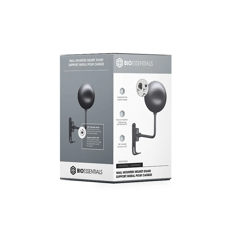 Biogenik Wall Mounted Helmet Stand