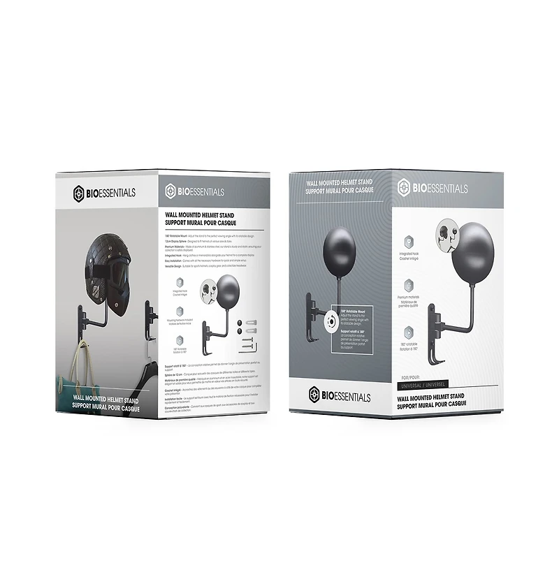 Support mural pour casque Biogenik 