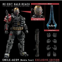 Halo Reach Emile-A239 (Noble Four) Previews Exclusive 1:12 Scale Action Figure 