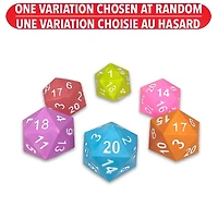 Giant D20 Foam Dice - Assortment – One Variation Chosen at Random