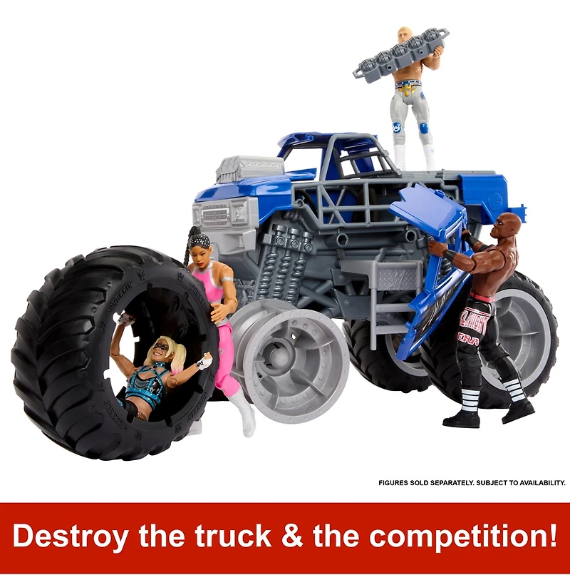 WWE Vehicle Wrekkin Slam Crusher Monster Truck