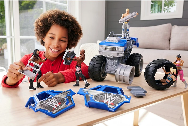WWE Vehicle Wrekkin Slam Crusher Monster Truck