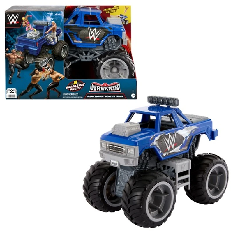 WWE Vehicle Wrekkin Slam Crusher Monster Truck