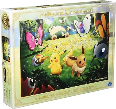 Ensky Puzzle 1000T-126 Sunlight Through the Forest "Pokemon" 
