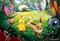 Ensky Puzzle 1000T-126 Sunlight Through the Forest "Pokemon" 
