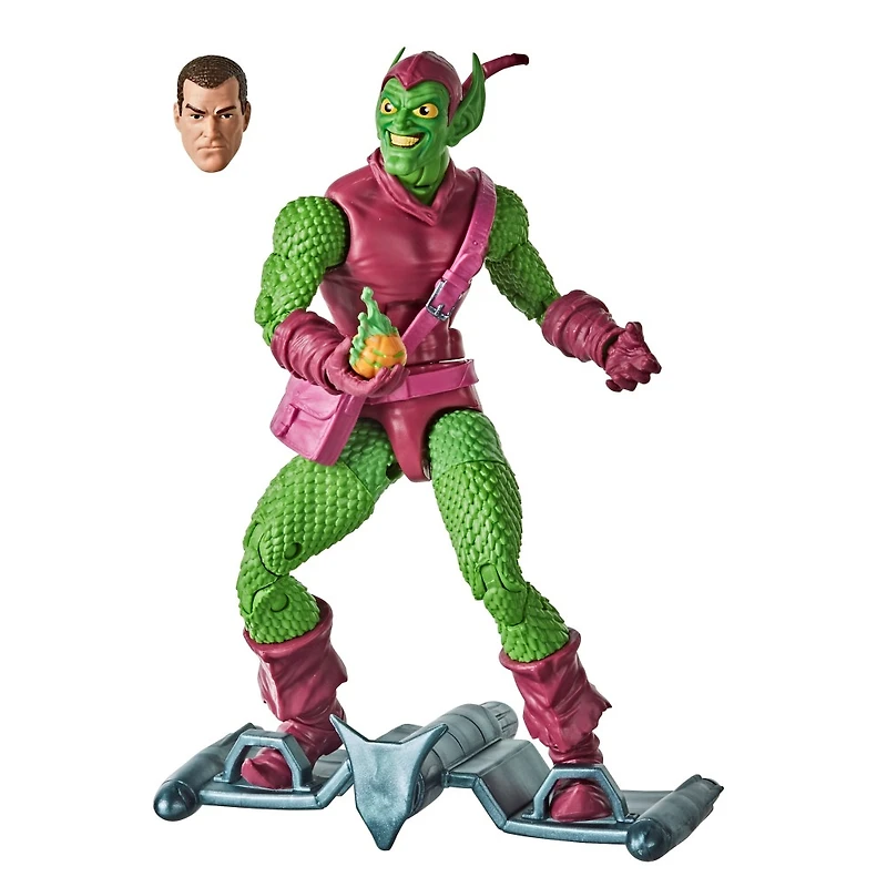 Hasbro Marvel Legends Figurine de collection rétro Goblin vert de 15,2 cm 