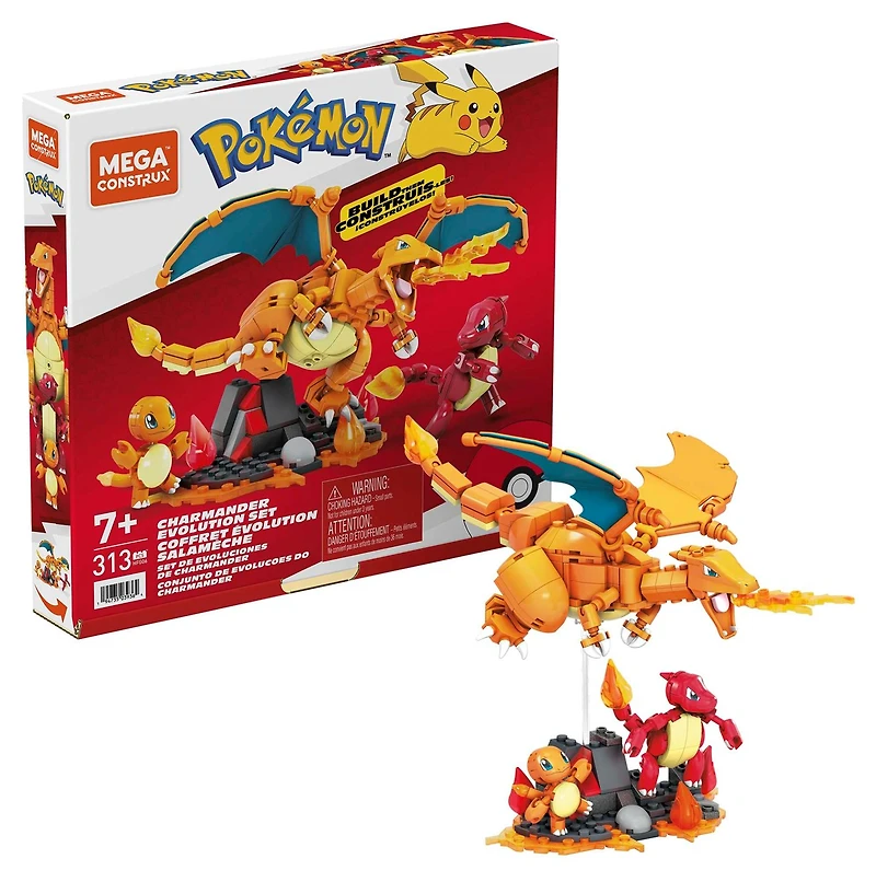 Mega Construx: Pokemon - Charmander Evolution Set 