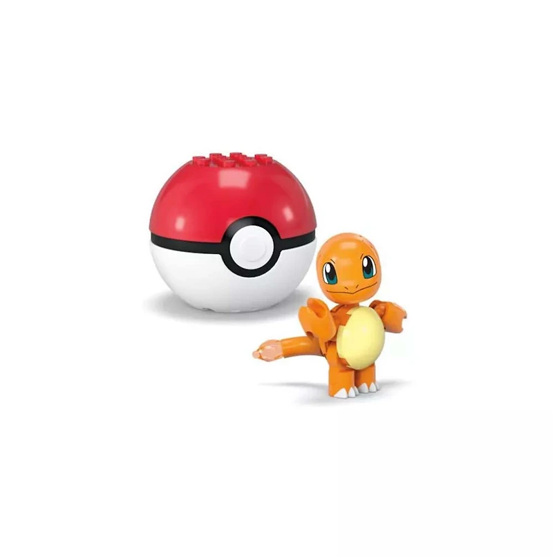 Pokémon Pokeball 2-Pack Charmander & Pichu Building Toy Kit