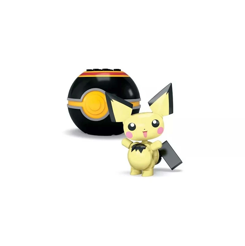 Pokémon Pokeball 2-Pack Charmander & Pichu Building Toy Kit