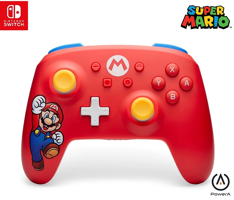 PowerA Wireless Controller for Nintendo Switch - Mario Joy