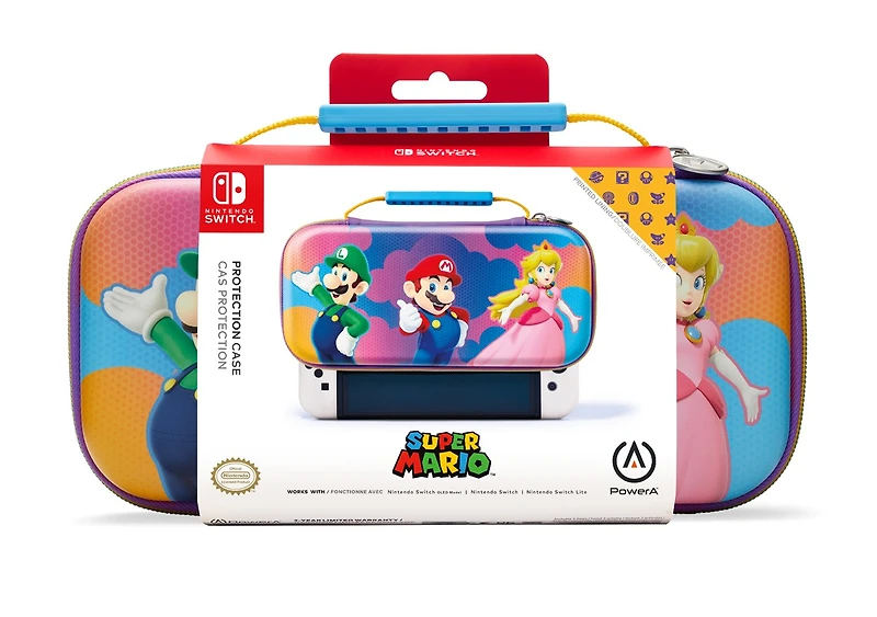 PowerA Protection Case for Nintendo Switch - OLED Model, Nintendo Switch and Nintendo Switch Lite