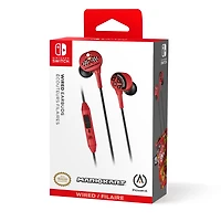 PowerA Wired Earbuds for Nintendo Switch - Mario Kart Motors 