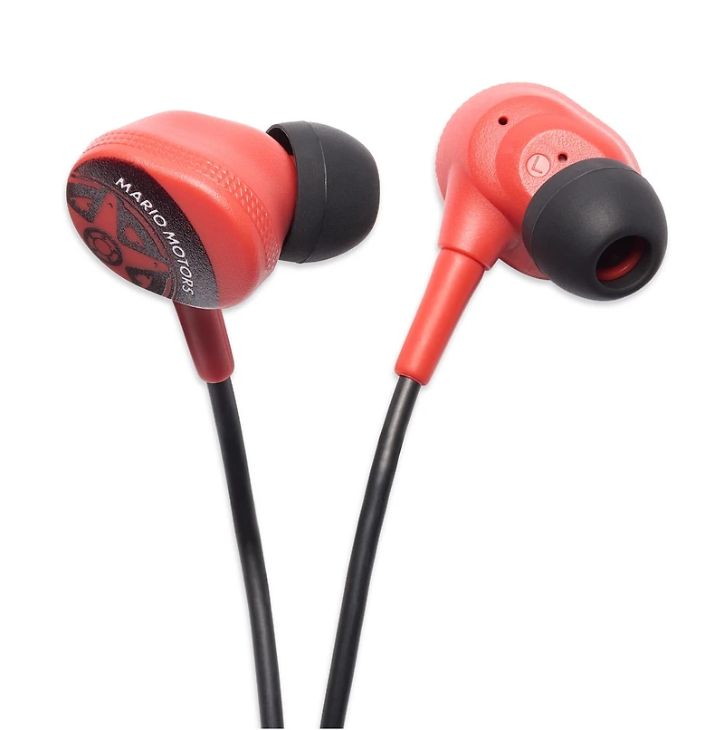 PowerA Wired Earbuds for Nintendo Switch - Mario Kart Motors 