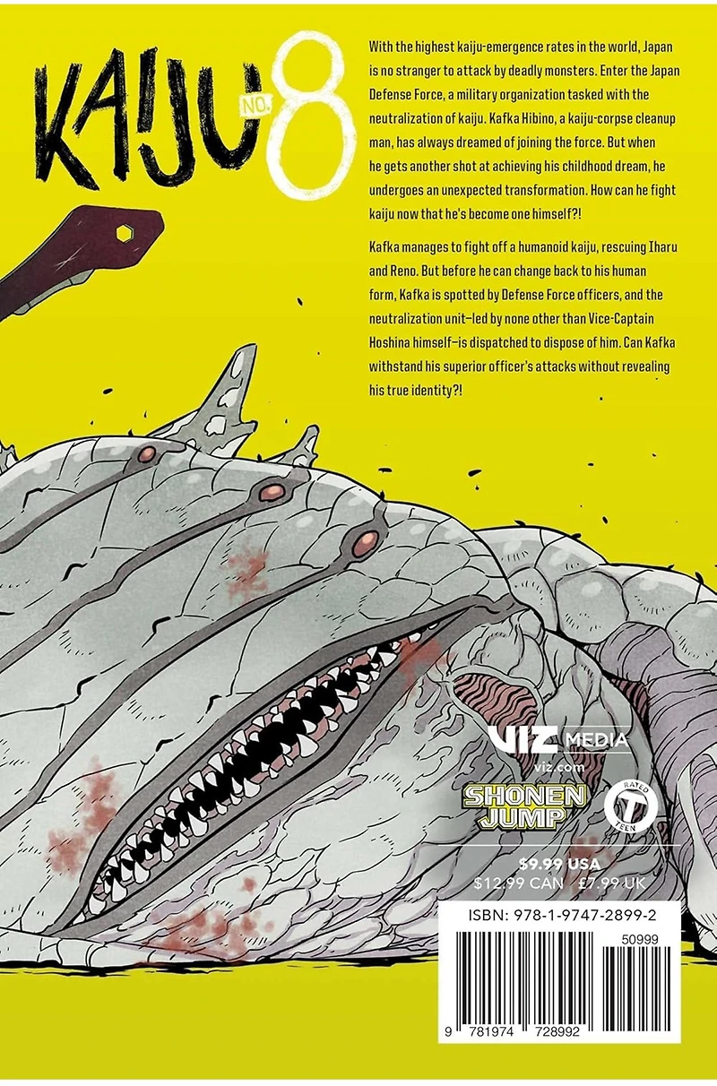 Manga Kaiju No. 8 - Volume 3 - Paperback 