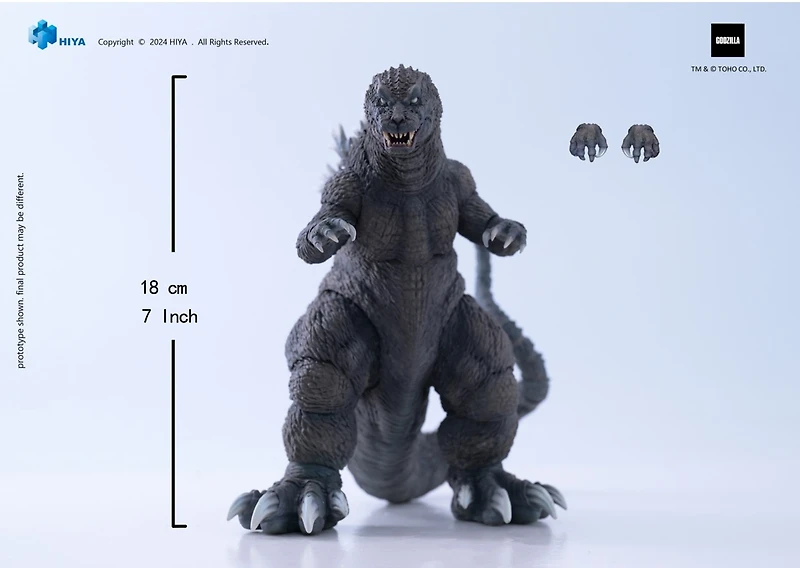 Godzilla GMK 2001 Série de base exquise Figurine Godzilla PX