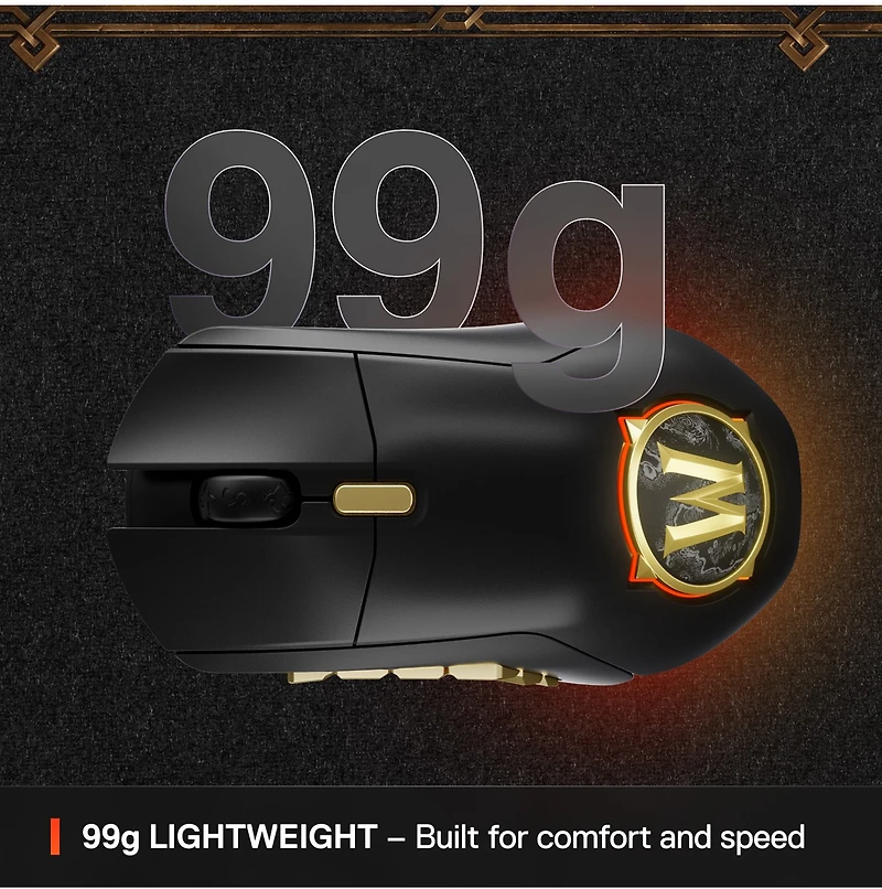 Steelseries Aerox 9 Wireless Mouse - World of Warcraft Edition