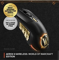 Steelseries Aerox 9 Wireless Mouse - World of Warcraft Edition 