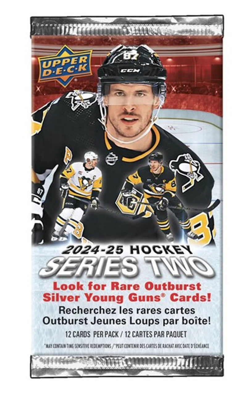 Upper Deck 2024/25 NHL Series 2 Gravity Feed Booster 