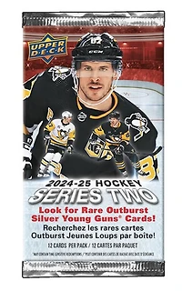 Upper Deck 2024/25 NHL Series 2 Gravity Feed Booster 
