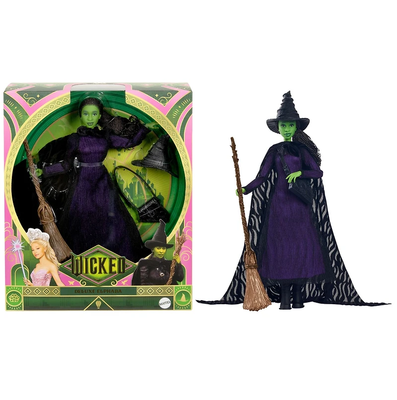 Wicked Deluxe Elphaba Fashion Doll & Accessories 