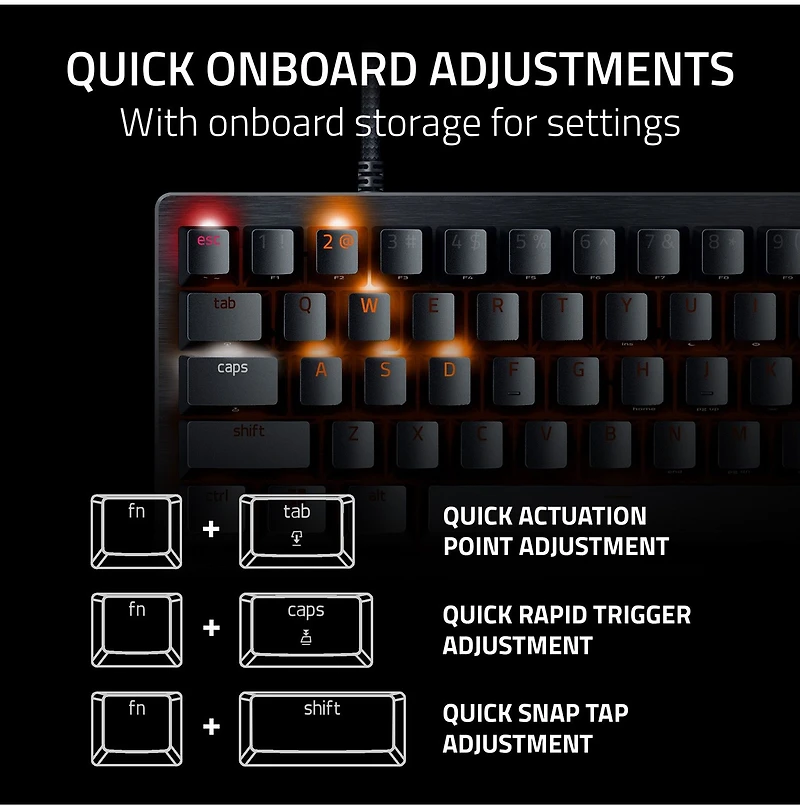 Razer Huntsman V3 Pro Mini - 60% Analog Optical Esports Keyboard  - Web Only