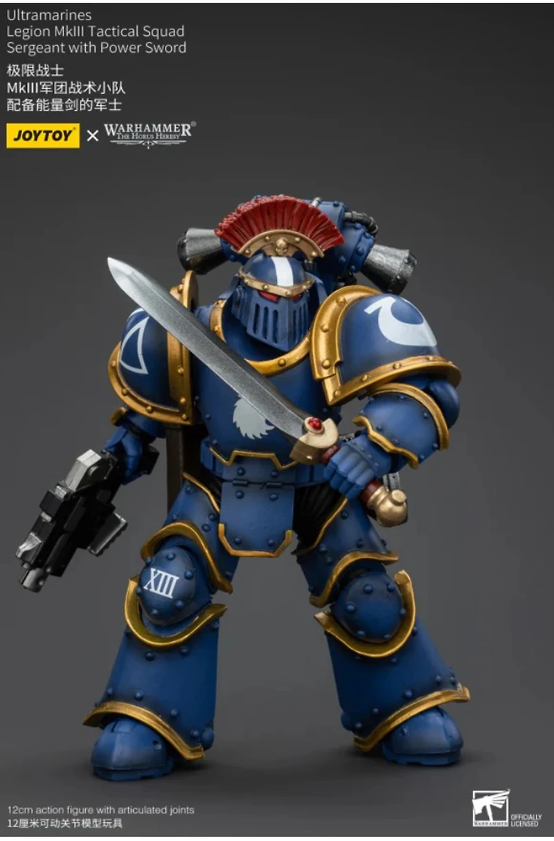 Warhammer Ultramarines Legion MKIII Tactical Squad Sergeant with Power Sword 