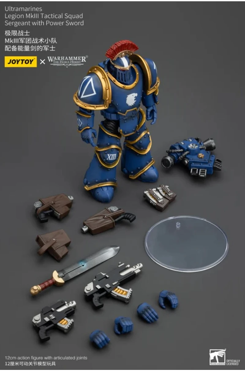 Warhammer Ultramarines Legion MKIII Tactical Squad Sergeant with Power Sword