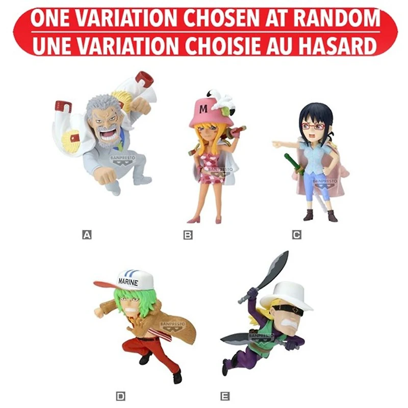 One Piece World Collectibe Mini Figure Assorted – One Variation Chosen at Random