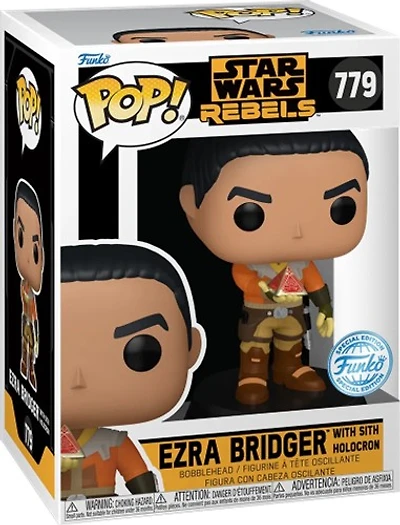 POP! Star Wars Rebels - Ezra Bridger with Sith Holocron 