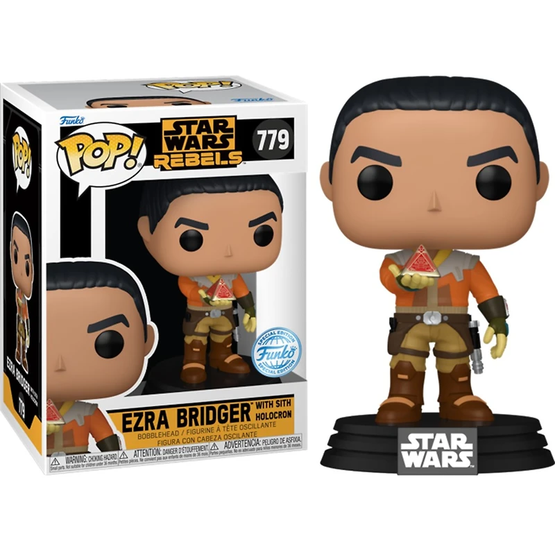 POP! Star Wars Rebels - Ezra Bridger with Sith Holocron 