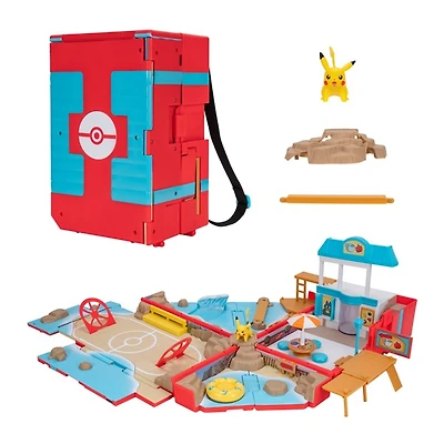 Pokemon Carry Case Beach Battle Playset 