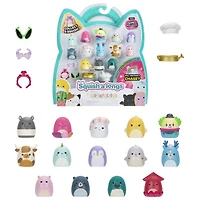 Squish-A-Longs - Set Of 14 Figures & Accessories - 14 Pack 