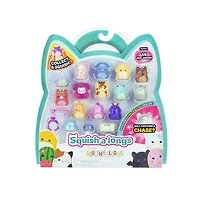 Squish-A-Longs - Set Of 14 Figures & Accessories - 14 Pack 