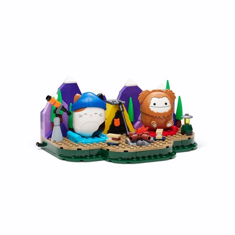 BLDR Squishmallows Outdoor Adventure Club Cam & Benny Building Set 