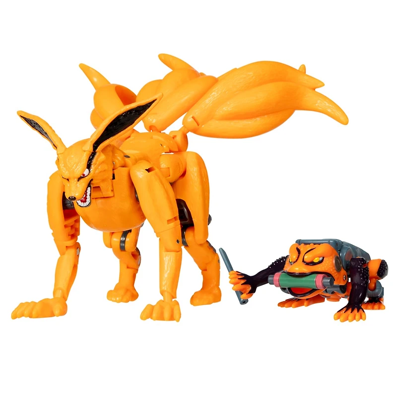 Transformers Collaborative NARUTO SHIPPUDEN x Transformers Kurama and Gamakichi 