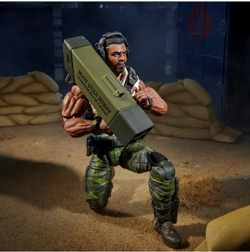 G.I. Joe Classified Series #150, Heavy Duty with Man-Portable Heavy Weapons System 