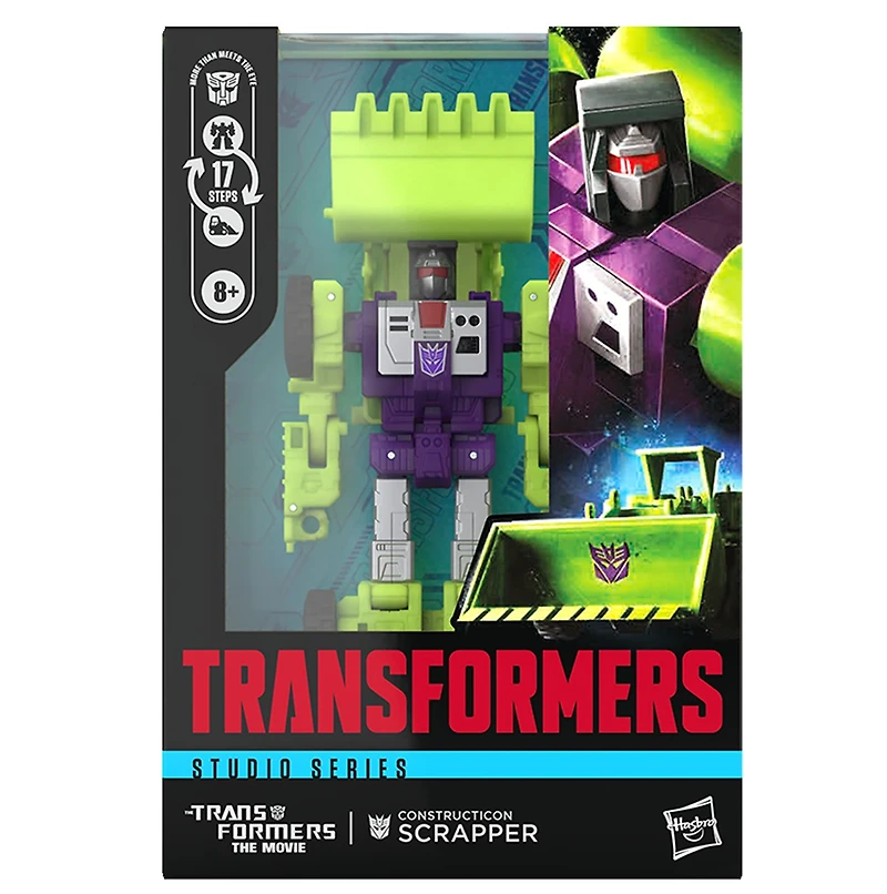 Transformers Studio Series Voyager Class Transformers: The Movie Constructicon Scrapper 