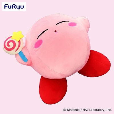 Kirby - Grosse peluche pleine et endormie 