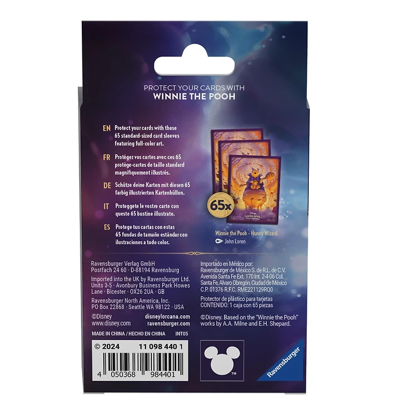 Lorcana: Card Sleeves Wave 6 - Winnie the Pooh